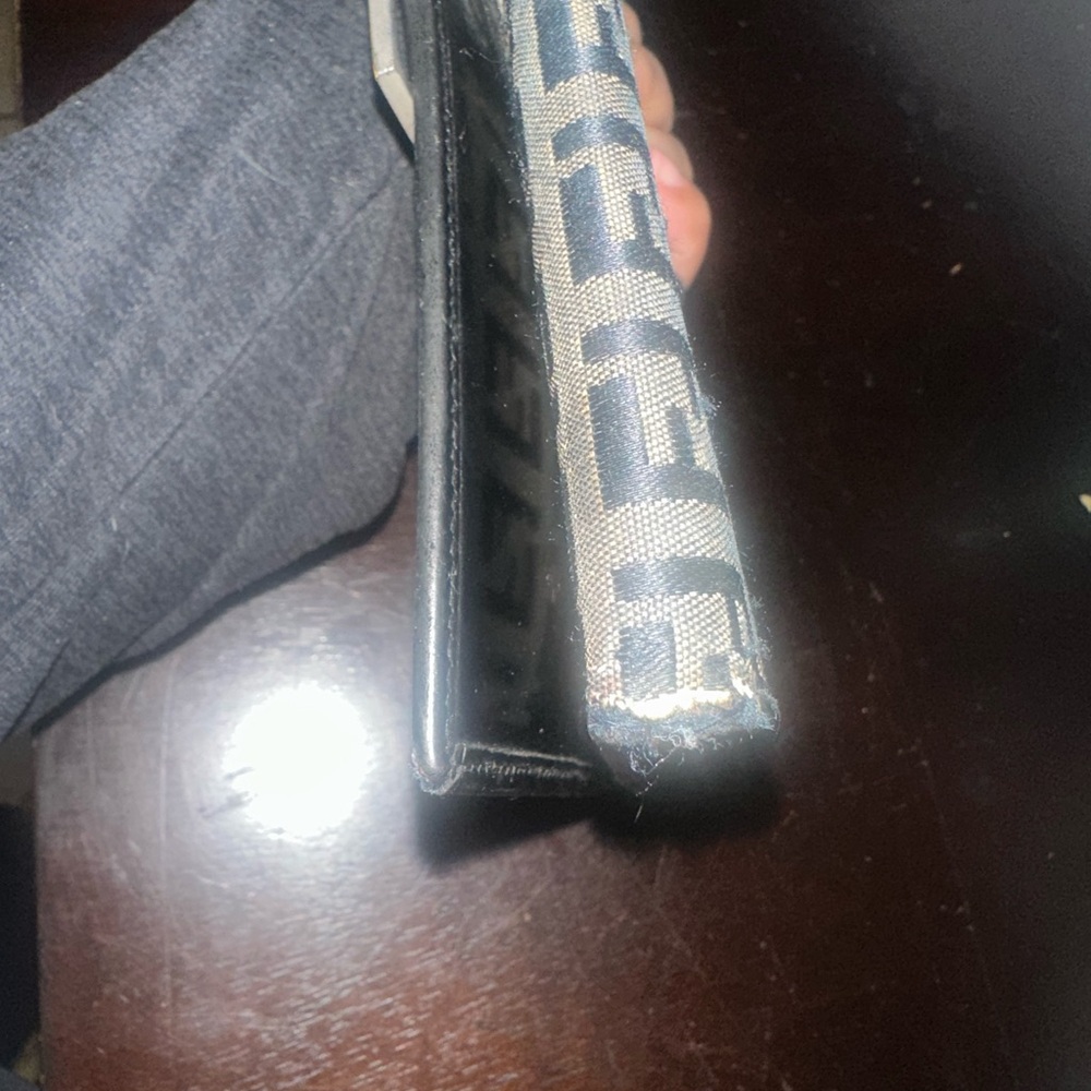 Fendi Black and Brown Monogram Clutch - Picture 8 of 9